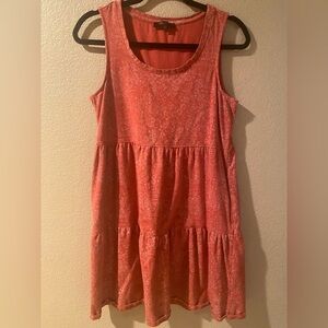 Frye Pink Scoop Neck Sleeveless Sundress